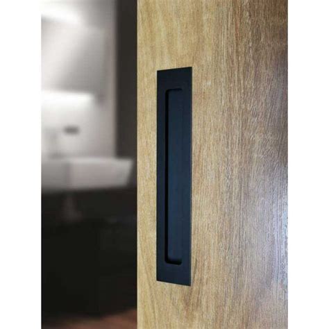 Milos - Flush Pull Handle - Gunmetal (Each) | The Lock and Handle ...