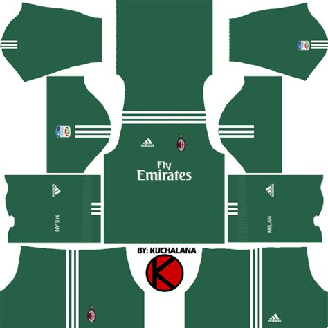 AC Milan Kits 2017/2018 - Dream League Soccer - Kuchalana