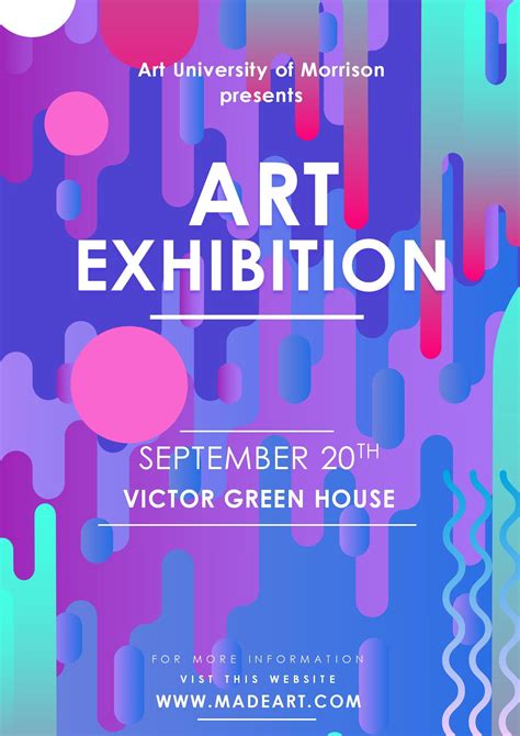 WORD of Art Exhibition Poster.docx | WPS Free Templates