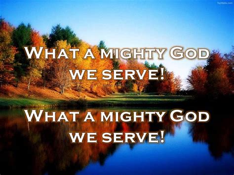 What a Mighty God We Serve w/ Lyrics Chords - Chordify