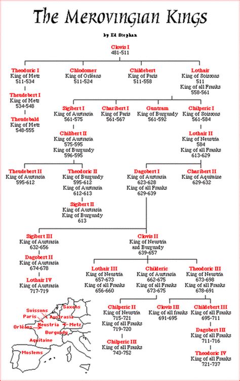 Pin by Beth Rea on Merovingian Ancestry | Merovingian, Royal family trees, Family tree