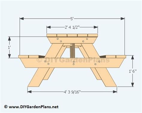 DIY Building Plans for a Picnic Table | Picnic table plans, Build a ...