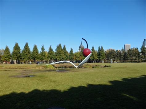 Claes Oldenburg & Coosje van Bruggen, Spoonbridge and Cherry, 1985-1988, Minneapolis Sculpture ...