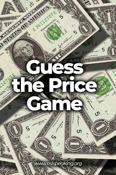 How to Play the "Guess the Price" Game in ESL Classroom