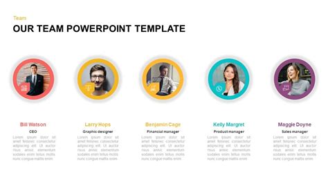 Our Team PowerPoint Template | Powerpoint templates, Powerpoint ...