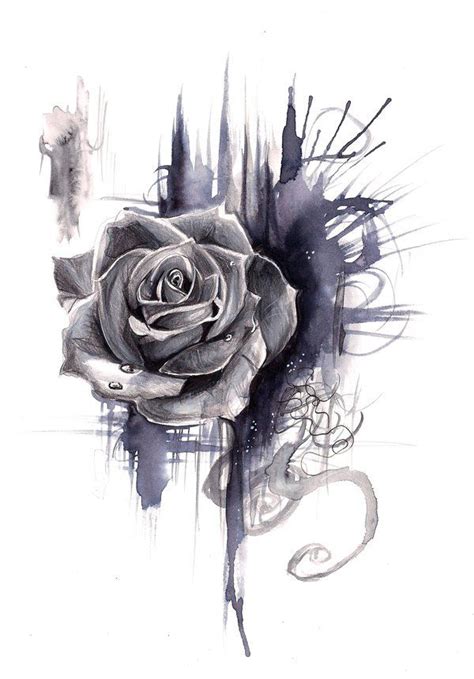 Gothic Rose Drawing at PaintingValley.com | Explore collection of Gothic Rose Drawing