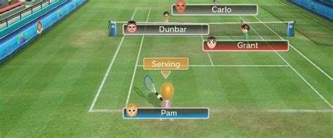 How to Curve a Ball in Wii Sports Tennis