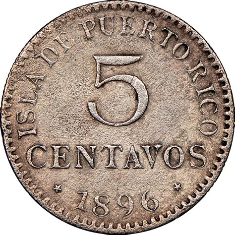 Puerto Rico 5 Centavos KM 20 Prices & Values | NGC