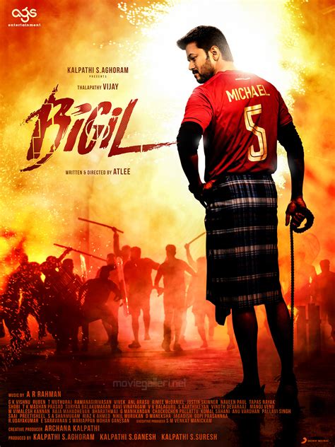 Vijay Bigil Movie 3rd Look Poster HD | Moviegalleri.net