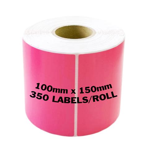 ZEBRA & ALL Direct Thermal Printer Compatible PINK Labels 100mm x 150m – Awesome Pack