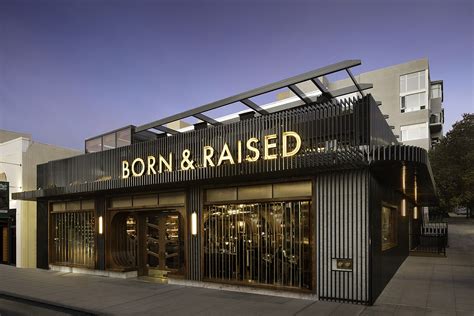 Born & Raised | Restaurant exterior design, Cafe exterior, Restaurant ...