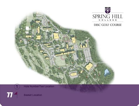 Spring Hill College Campus Map | Printable Templates Free