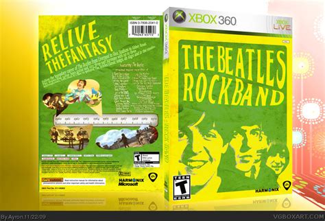 The Beatles: Rock Band Xbox 360 Box Art Cover by Ayron