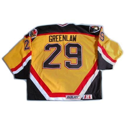 Third String Goalie: 1995-96 Cincinnati Cyclones Jeff Greenlaw Jersey