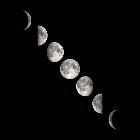 Phases Of The Moon Photograph by Nasa's Scientific Visualization Studio ...