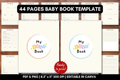 Printable Baby Book