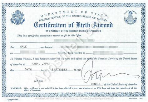 Consular Report of Birth Abroad (CRBA) - Online Apostille Services