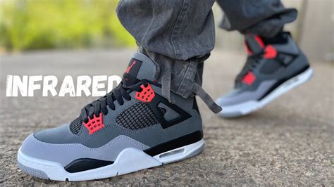 What Happened To These? Jordan 4 Infrared Review & On Foot - YouTube