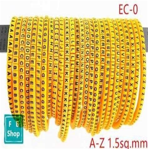 Yellow Rubber Cable Marking Ferrule at Rs 6/pack in Noida | ID: 23526610255