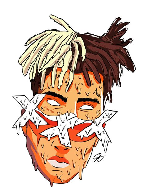 Download Fan Art of Rapper XXXTentacion Wallpaper | Wallpapers.com