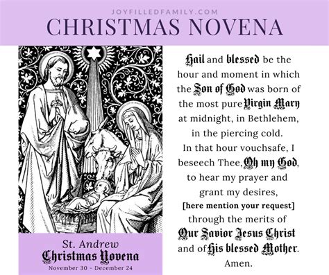 St. Andrew ~ Christmas Novena