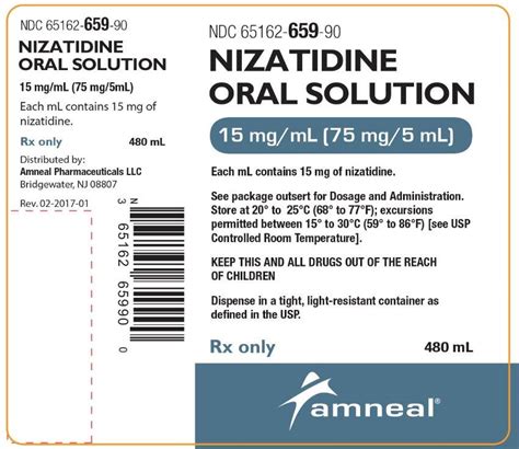 Nizatidine Solution - FDA prescribing information, side effects and uses