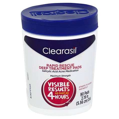 Clearasil Ultra Acne Medication Rapid Action Pads | Walgreens