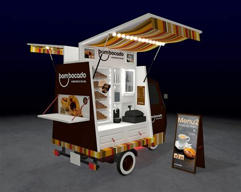 Cart design proposal for selling portuguese 'natas' near the beach ...