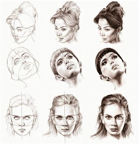 Portrait drawing, Face drawing, Drawing people