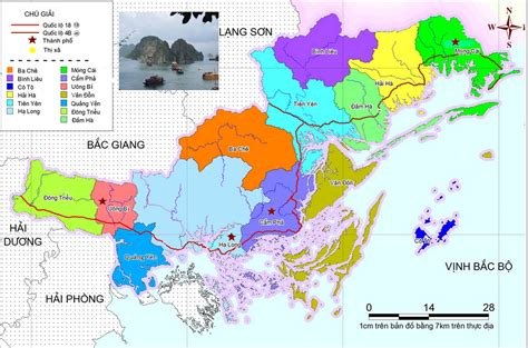 Bản đồ hành chính tỉnh Quảng Ninh - Đầy đủ và chi tiết các huyện thị - Địa Ốc Thông Thái