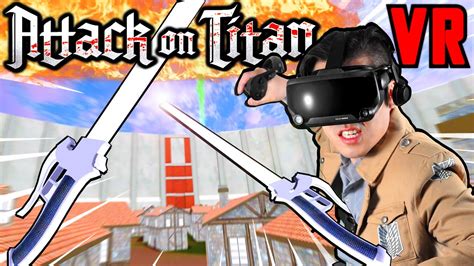 New Attack on Titan VR Game Blew Me Away! - YouTube