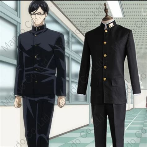 Anime Sakamoto Desu Ga? Sakamoto Cosplay Costumes Boys Japanese School ...