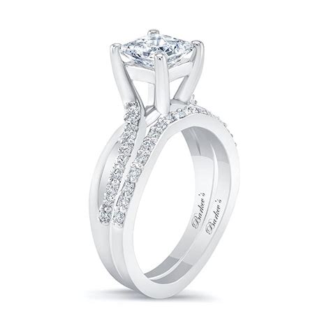 Princess Cut Moissanite Ring Set | Barkev's