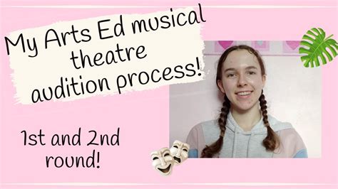 My Arts Ed musical theatre degree audition process: 1st and 2nd round! Drama school auditions ...