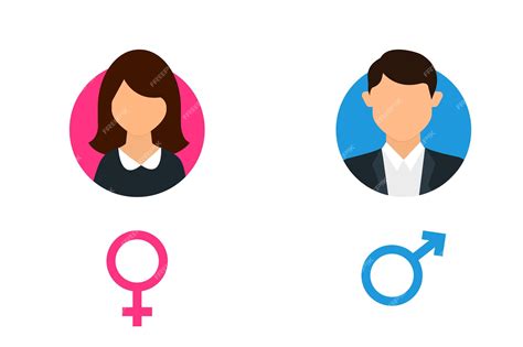 Premium Vector | Man and woman icon Male and female avatar profile Vector illustration of gender ...