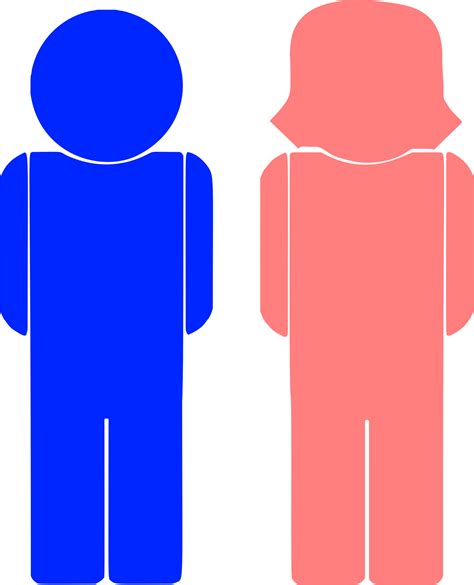 Clipart - Male And Female Icons