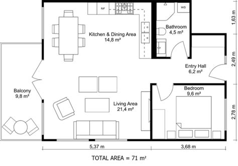 RoomSketcher Blog | 12 Professional Examples of Floor Plans With Dimensions