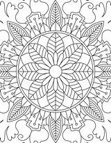 Basic Mandala Coloring Pages  Etsy sketch template