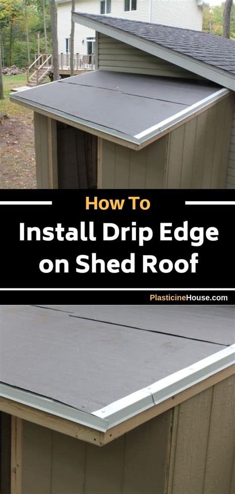 How to Install Drip Edge on Shed Roof