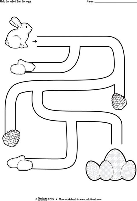 Printable Activities For 4 Year Olds Easy Maze | K5 Worksheets