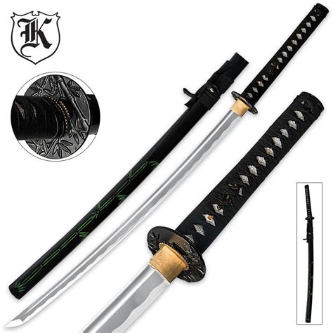 Bamboo Stalker Samurai Katana Sword With Scabbard | BUDK.com - Knives & Swords At The Lowest Prices!