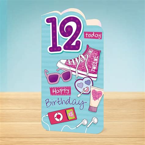 12 Birthday Cards - Card Design Template