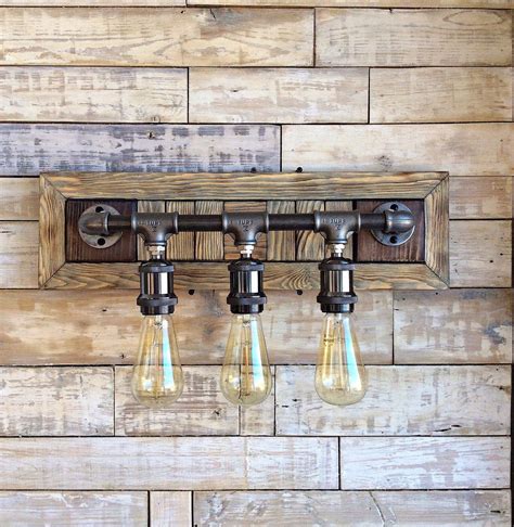 Bathroom vanity lights Bathroom lights Bathroom Lighting | Etsy | Rustic bathroom lighting ...