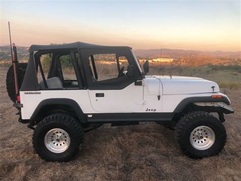 1990 Jeep Wrangler YJ, 4.2L, 6Cyl, Lifted, Fuel Injected, California Rust Free! for sale - Jeep ...