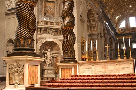 Altar St Peter's Basilica Interior - layaranathali