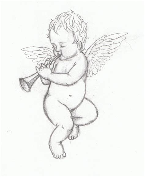 Cherub Angel Drawing at GetDrawings | Free download