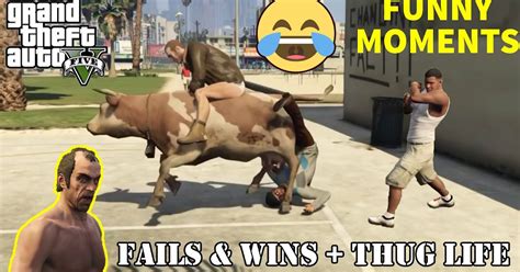 GTA 5 FAILS & WINS + Thug Life (Best GTA 5 Funny Moments Compilation) 😂 | Teach Computer