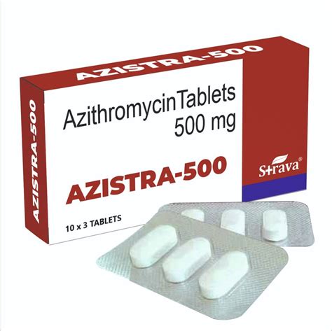 Azithromycin 500 Mg Tablets at Rs 50/strip of 3 tablets | Azithromycin Tablets in Bavla | ID ...