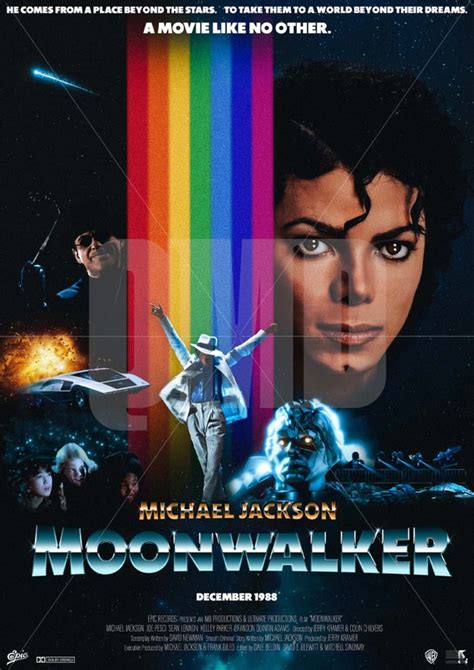 Michael Jackson Moonwalker Movie Poster