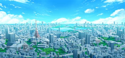 Nhiều cảnh đẹp wallpaper 4k anime city cho các fan anime